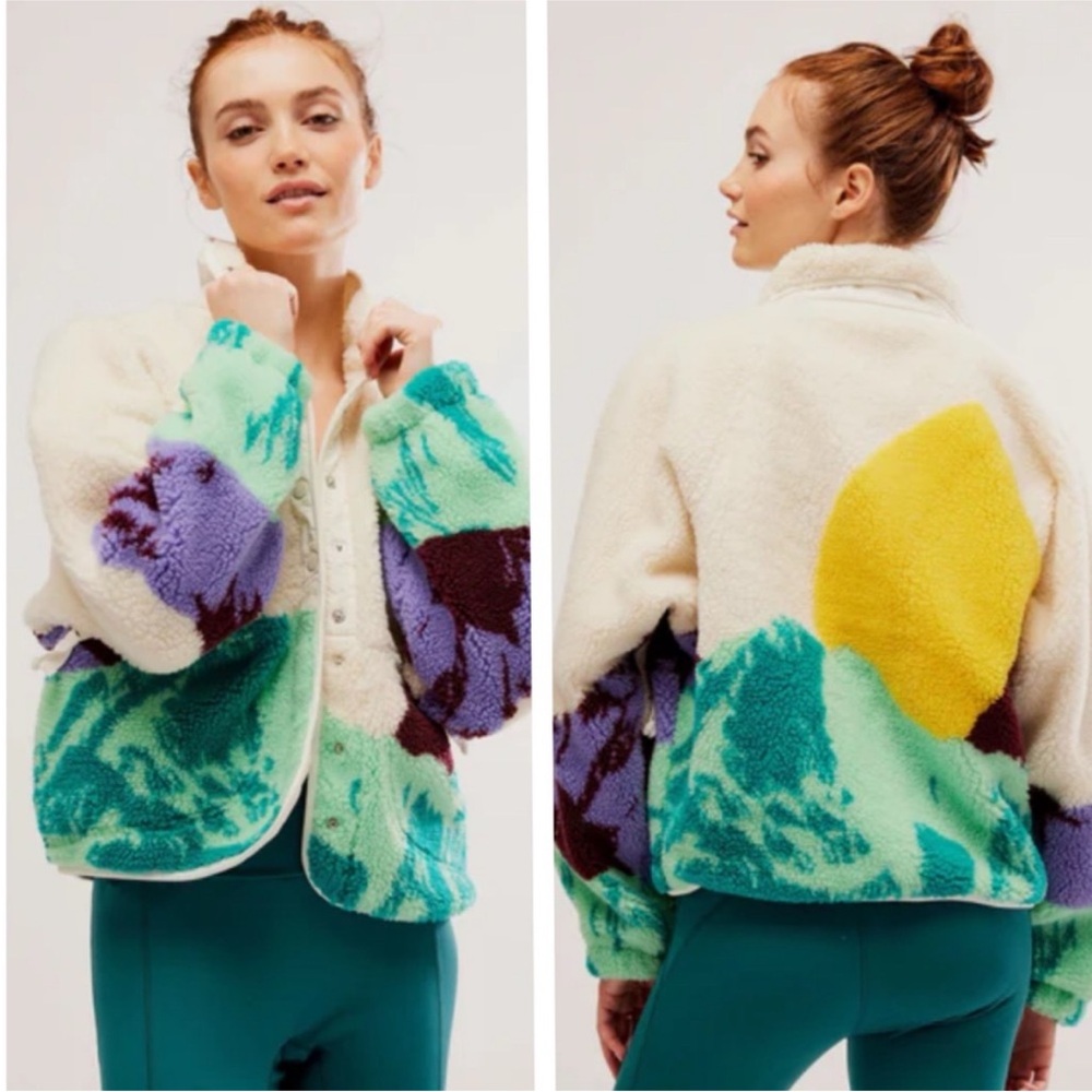 Free People Hit the Slopes Fleece Jacket